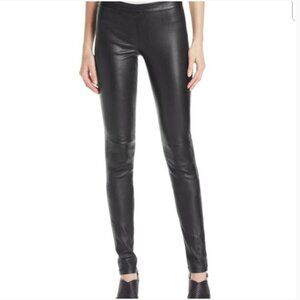 Theory Ima Stretch Lamb Leather Pants - size 8
